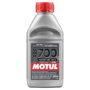 Motul RBF 700 Factory Line Racing Brake Fluid, Full Synthetic DOT 4 Brake Fluid with High Boiling Point