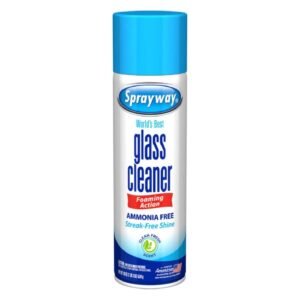 Sprayway Glass Cleaner Aerosol Spray – 19 oz