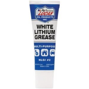 Lucas Oil 10533 White Lithium Grease - . Squeeze Tube – 8 oz