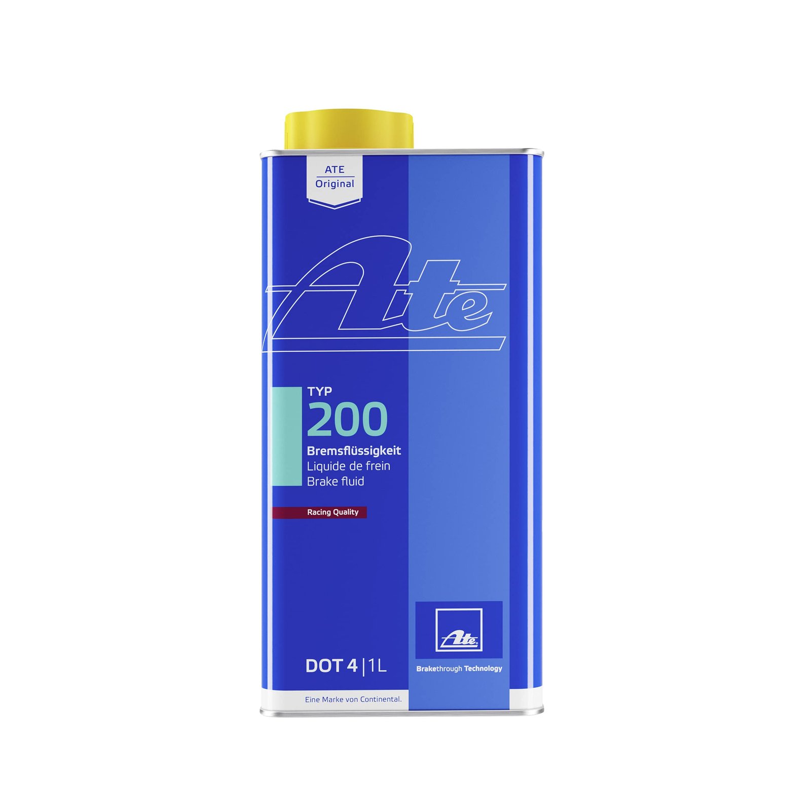ATE Original TYP 200 Racing Quality DOT 4 Brake Fluid, 1 Liter Can