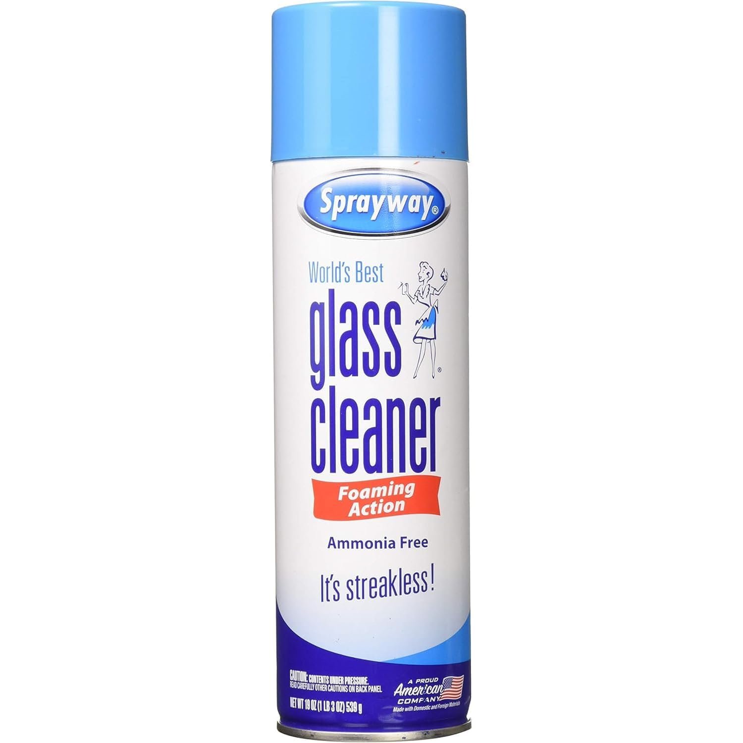 Sprayway Streakless Glass Cleaner Made in USA – 19 oz, 3-Pack