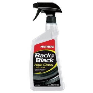 Mothers Back-to-Black High-Gloss Tire Shine – 24 oz
