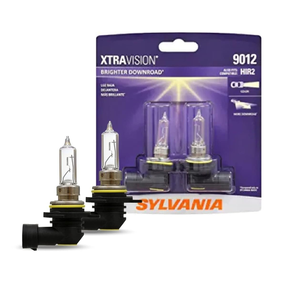 SYLVANIA - 9012 XtraVision - Halogen Headlight Bulb