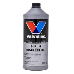Valvoline DOT 3 Synthetic Brake Fluid with High Boiling Point, Corrosion Protection, Vapor Lock Resistance, ABS
