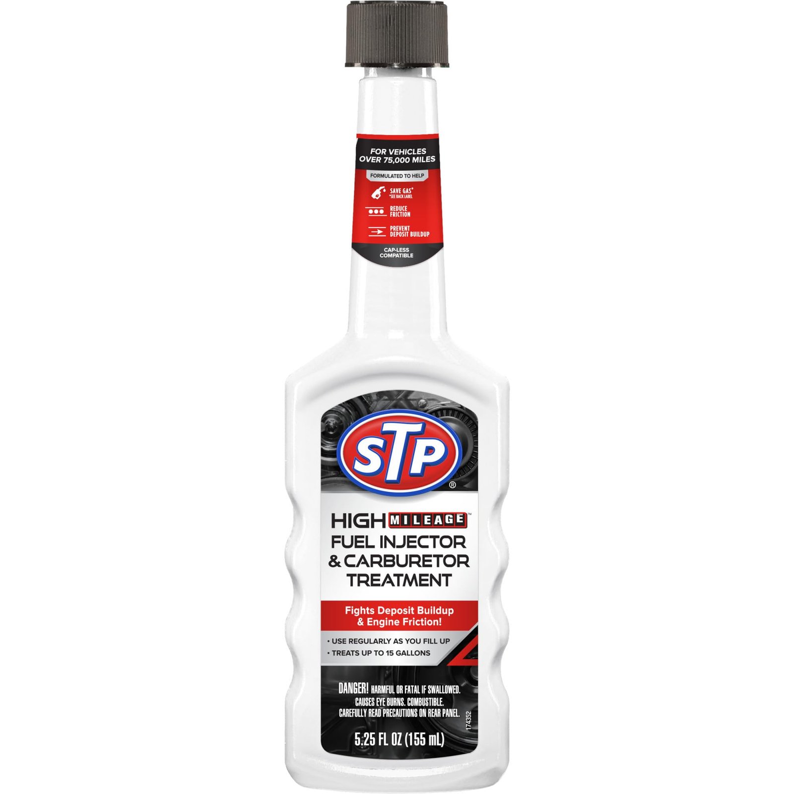 High Mileage Fuel Injector Cleaner and Carburetor Cleaner Treatment