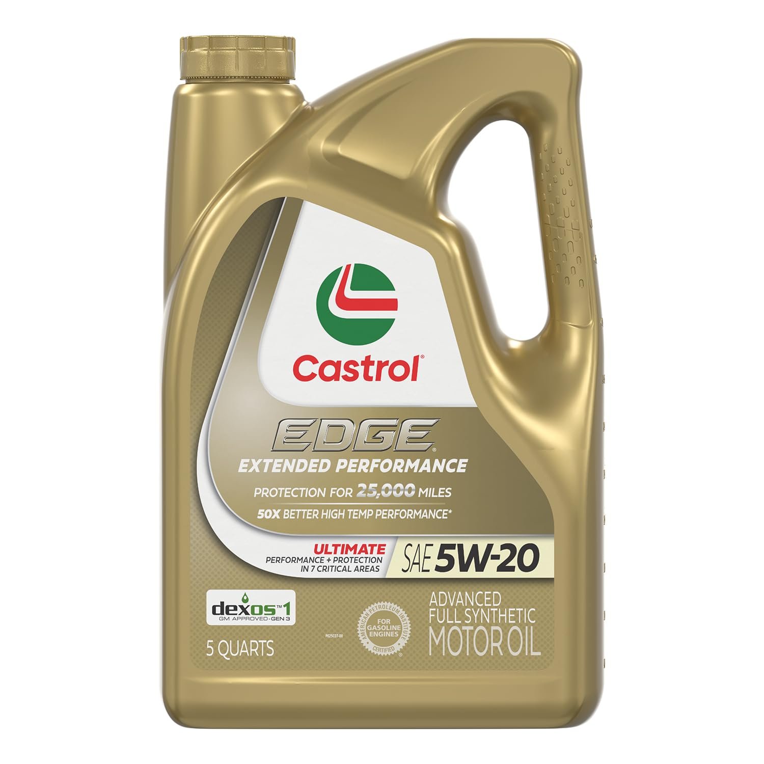 Castrol Edge Extended Performance 5W-20 Advanced Full Synthetic Engine Oil – 5 qt