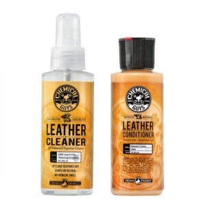 Chemical Guys Leather Cleaner and Conditioner Kit - 2 Bottles ( Each) – 4 oz