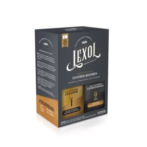 Lexol Leather Conditioner & Cleaner Kit - Premium 2-Step Leather Care