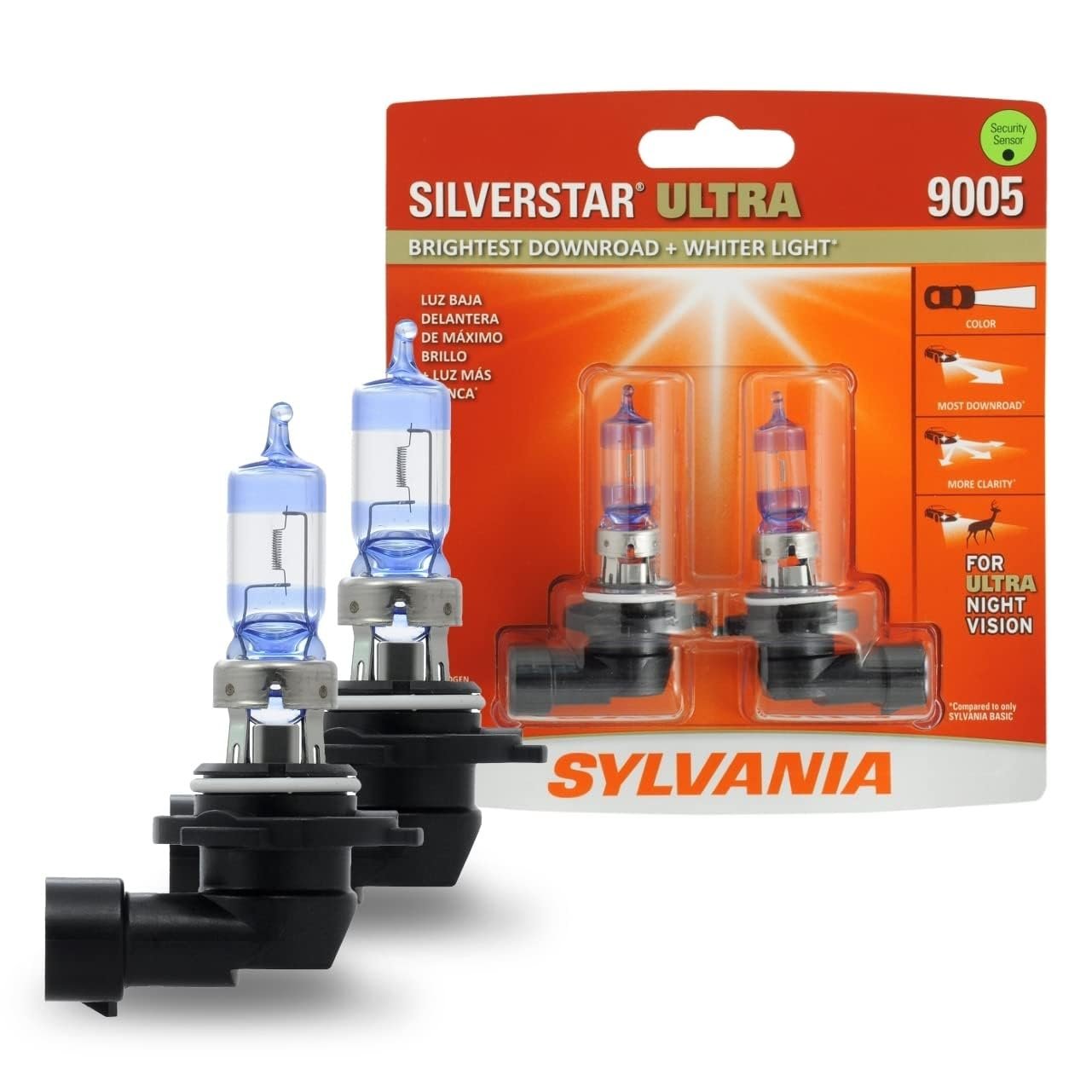 SYLVANIA - 9005 SilverStar Ultra - Halogen Headlight Bulb
