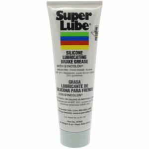 Super Lube 97008 Silicone Lubricating Brake Grease with PTFE, Tube – 8 oz