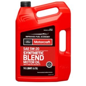 Motorcraft SAE 5W-20 Synthetic Blend Engine Oil – 5 qt