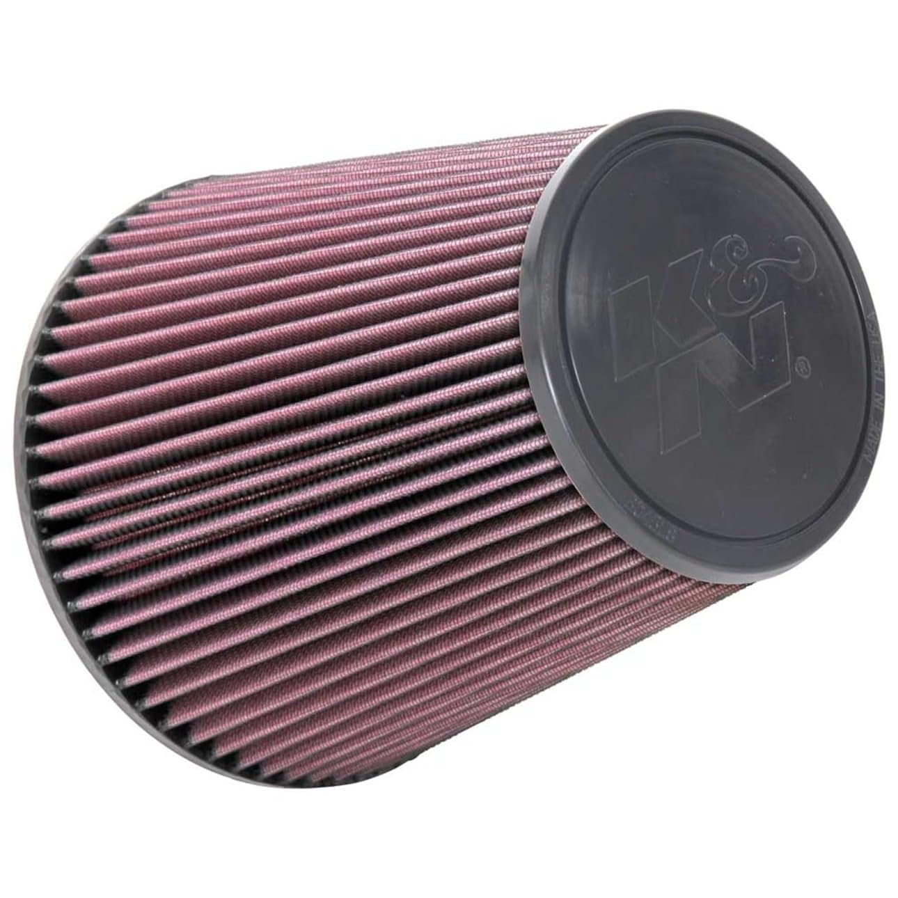 K&N High-Flow Original Lifetime Universal Clamp-On Air Filter