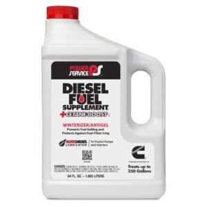 Power Service . Anti-Gel Diesel Fuel Supplement with Cetane Boost - 1 Each – 64 Oz