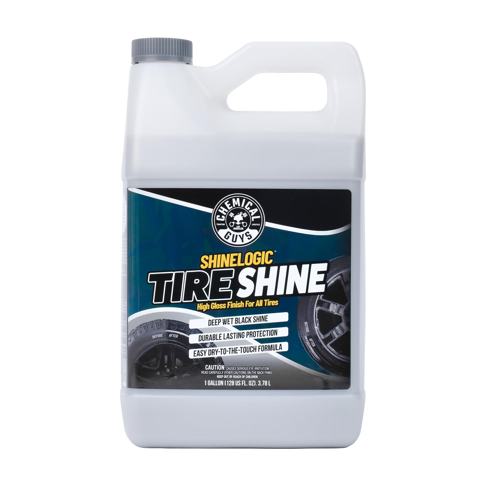Chemical Guys Shine Logic Tire Shine Premium High-Gloss Tire Dressing – 128 oz