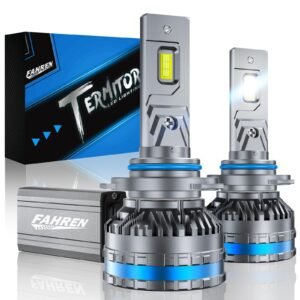 FAHREN 9005/HB3 fog Bulbs, 80, 000LM Ultra-Bright Light, 6500K Cool White