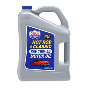 Lucas Oil 10683 Hot Rod & Classic Car SAE 10W-40 Engine Oil – 5 qt