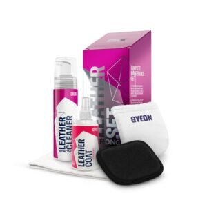 Gyeon Leather Set Strong All‑in‑One Car Leather Cleaner and Ceramic Coat Kit