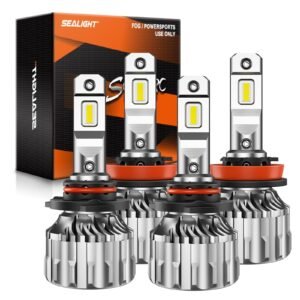SEALIGHT 9005/HB3 H11/H9 Bulbs Combo