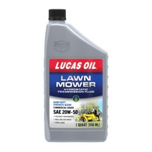 Lucas Oil 11300 Hydrostatic Lawn Mower Transmission Fluid – 20W-50, 1 qt