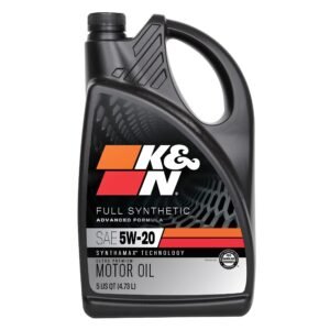 K&N Engine Oil: 5W-20 Synthetic Engine Oil – 5 qt