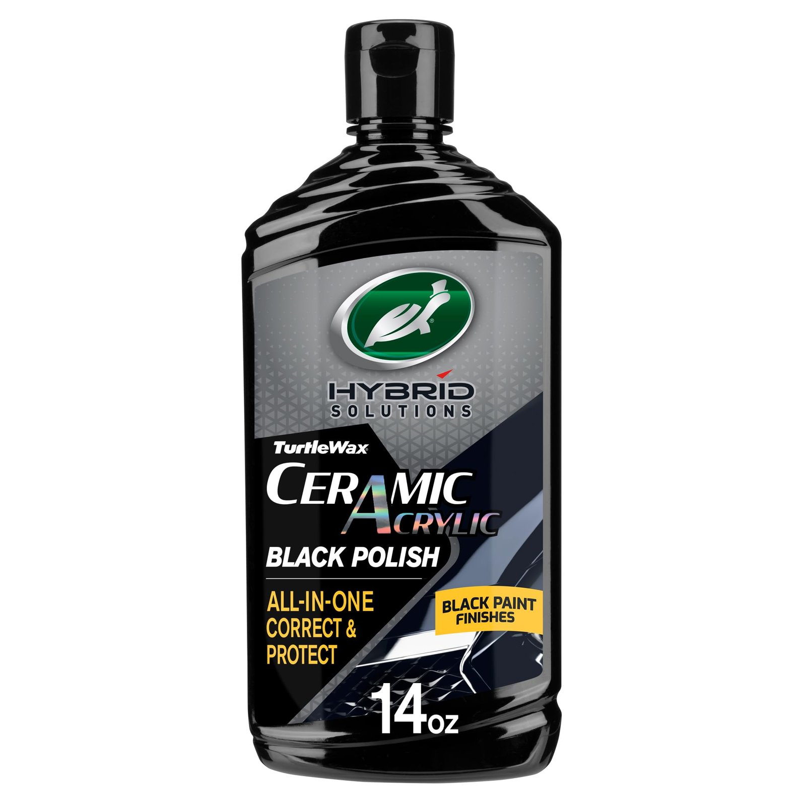 Turtle Wax Hybrid Solutions Ceramic Acrylic Black Car Polish and Wax