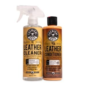 Chemical Guys Leather Cleaner and Conditioner Kit - Car Cleaner and Conditioner