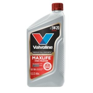 Valvoline MaxLife Extended Protection High Mileage 5W-20 Full Synthetic Engine Oil – 1 qt