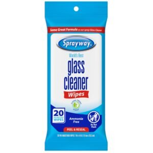Sprayway SW199R Ammonia-Free Glass Cleaner Wipes