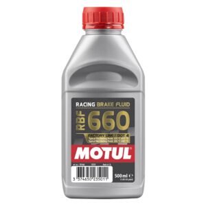 Motul RBF 660 Racing Brake Fluid – DOT 4, 100% Synthetic Racing Brake Fluid - 500ml Bottle (101667)