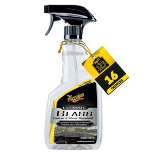 Meguiar's Ultimate Glass Cleaner & Water Repellent - Premium Glass and Window Cleaner