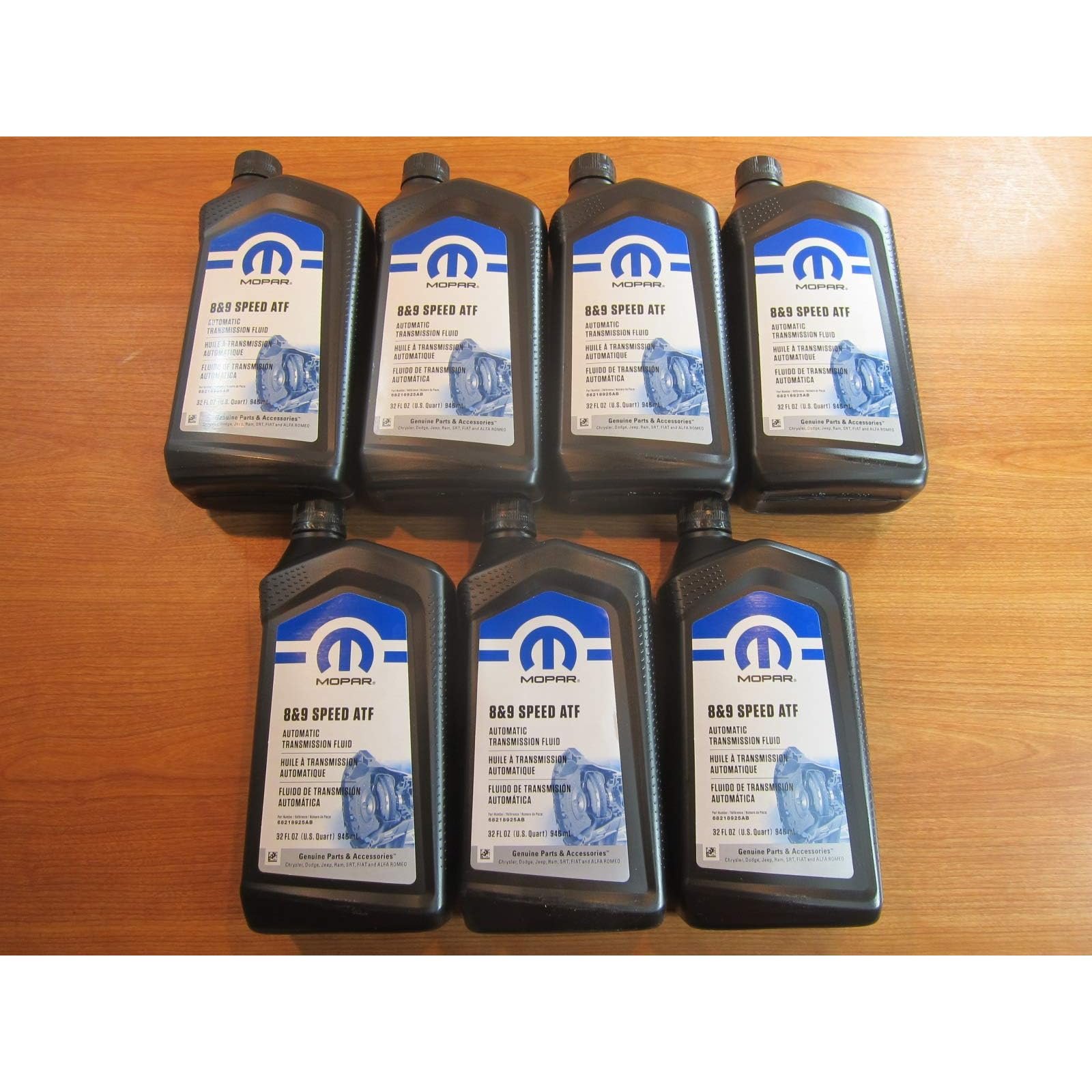 Mopar Chrysler Dodge Jeep Ram 8 and 9 Speed Automatic Transmission Fluid New – 7 qt