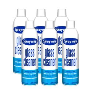 Sprayway Glass Cleaner with Foaming Spray for a Streak-Free Shine