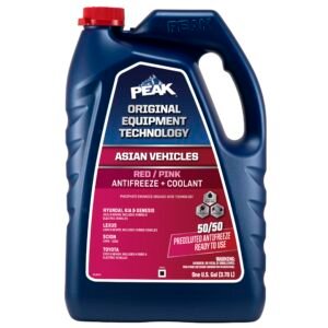 PEAK OET Extended Life Red/Pink 50/50 Prediluted Antifreeze & Coolant