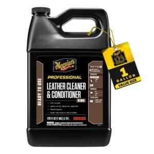 Meguiar's D18001 Detailer Leather Cleaner & Conditioner - Container – 1 gal