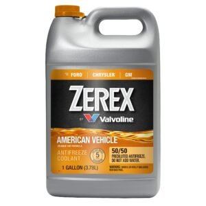 Zerex American Vehicle 50/50 Ready-to-Use Antifreeze Coolant – 1 gal