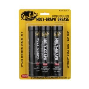 Sta-Lube Moly-Graph Extreme Pressure Multi-Purpose Grease SL3144 - 3 Wt Oz – 3-Pack