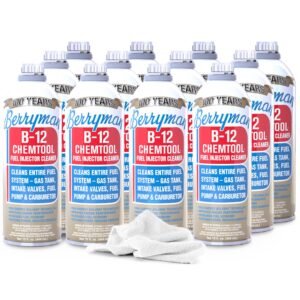 Berryman B-12 Chemtool 0116 - Fuel Injector Cleaner, Towel – 15oz, 12-Pack