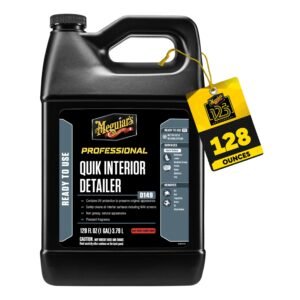 Meguiar's D14901 Detailer Quik Interior Detailer safely cleans all interior surfaces – 3.79L
