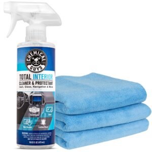 Chemical Guys Total Interior Cleaner & Microfiber Towel Set – 16 fl oz