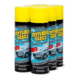 Invisible Glass 91164-6PK Premium Aerosol Glass Cleaner Spray