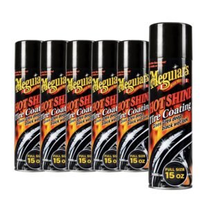 Meguiar's Hot Shine High Gloss Tire Coating – 15 oz, 6-Pack