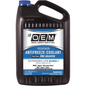 Recochem OEM European Vehicles Premium Antifreeze 50/50 Extended Life Coolant – 1 gal